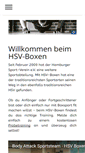 Mobile Screenshot of hsvboxen.de